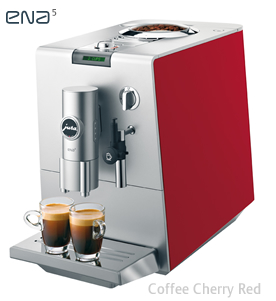 Jura ENA 5 Rouge Cherry red + Offre cadeaux